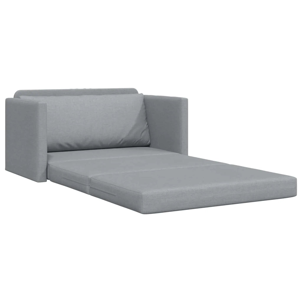 Divano letto 110cm Grigio chiaro Tessuto 4106691