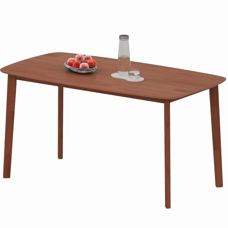 Tavolo da pranzo rustico in legno marrone 150x80 cm