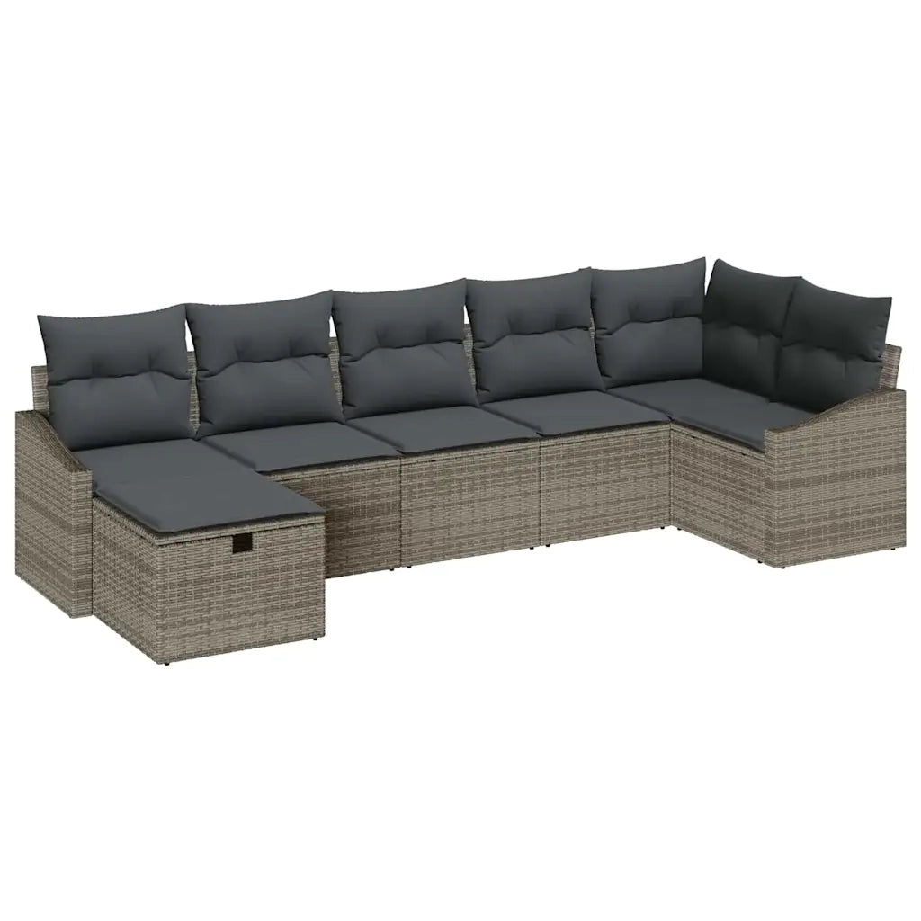 Set di divani con cuscino 8 pcs polyrattan