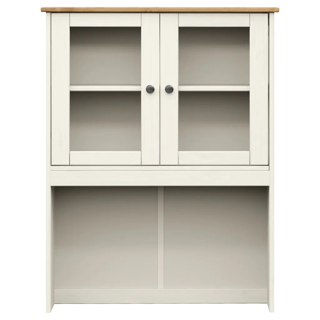 Piano ComÃ² VIGO Bianco 78x30x100 cm in Legno Massello di Pino