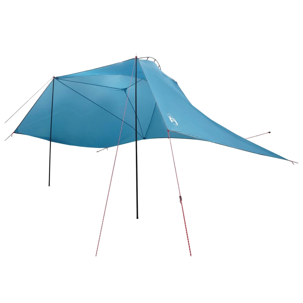 Tenda da auto con tetto Blu 350 x 250 cm Poliestere e Acciaio 42028552