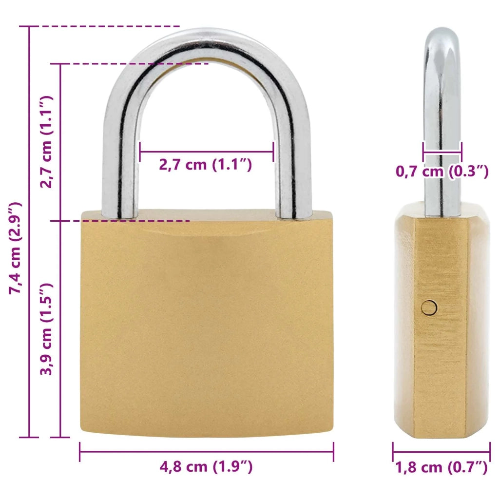 U Lock con Chiavi 2 pz Ottone Ferro CFW9805009