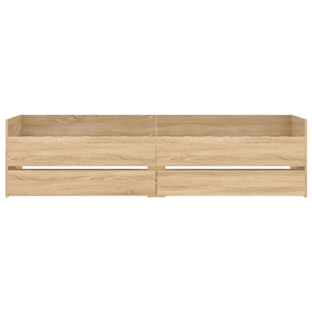 Giroletto con Cassetti Rovere Sonoma 90x200 cm
