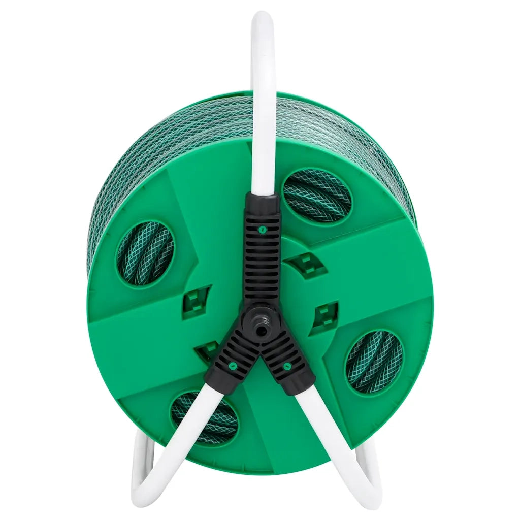 Avvolgitubo Autonomo Verde con Set Raccordi Tubo 0,5" 30 m PVC CFW6215936