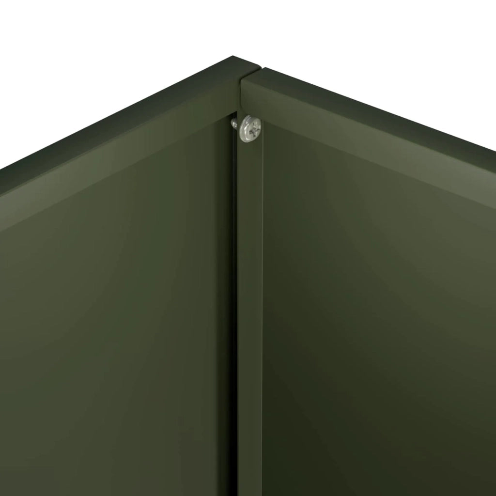 Vaso da giardino Verde Oliva 50 x 30 x 50 cm 8005532