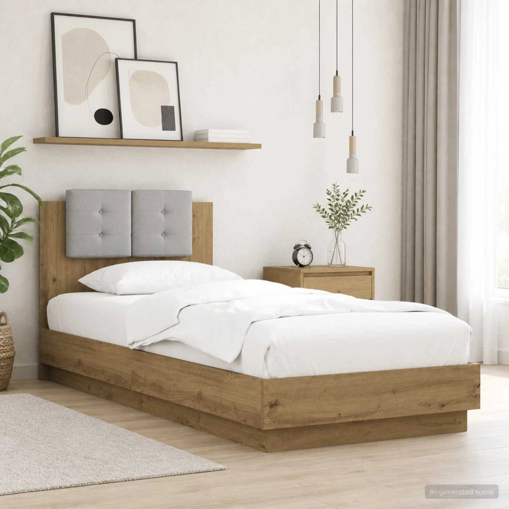 Struttura letto con testata Rovere Artigianale 3429668