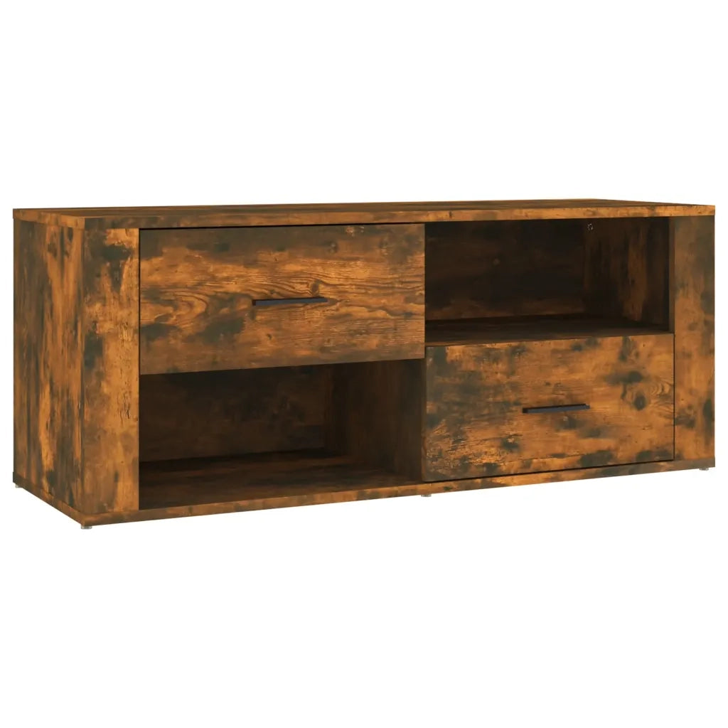Mobile TV Rovere Fumo 100x35x40 cm in Legno Multistrato cod mxl 28085