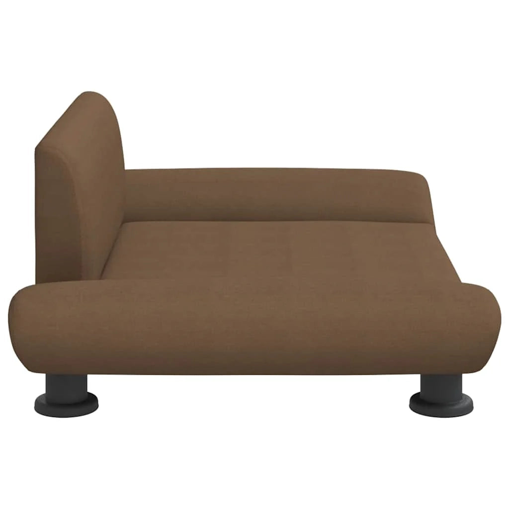 Cuccia per cani comoda cesta da divano 70 x 45 x 28 cm tessuto marrone 02_0042815