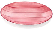 Piatti per Dessert in Porcellana - Tavola per Dessert, diametro 210 mm, colore Rosa, Resistente al Lavastoviglie fino a 60° - Set da 6