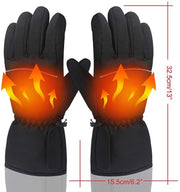 Guanti da moto riscaldanti unisex, riscaldatore di mano, riscaldamento invernale per motocicli con touchscreen, adatto per la guida, la pesca, la camminata, la guida e la cura della pelle (adattatore non incluso).