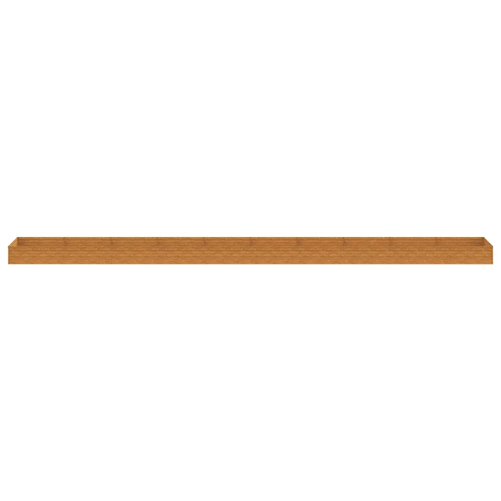 Fioriera Rialzata da Giardino 960x100x36 cm in Acciaio Corten 152000
