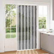 Tenda per insetti in chenille Grigio e Nero 100 x 220 cm 42034426