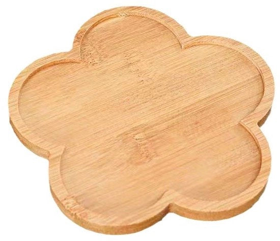 Mozaico a base di vetro in bambù - Strumenti di mozaico artigianali - Base in legno per contenitori vuoti - Bevande, bar, bicchiere, vetro, tavolo d'arte (fiore)