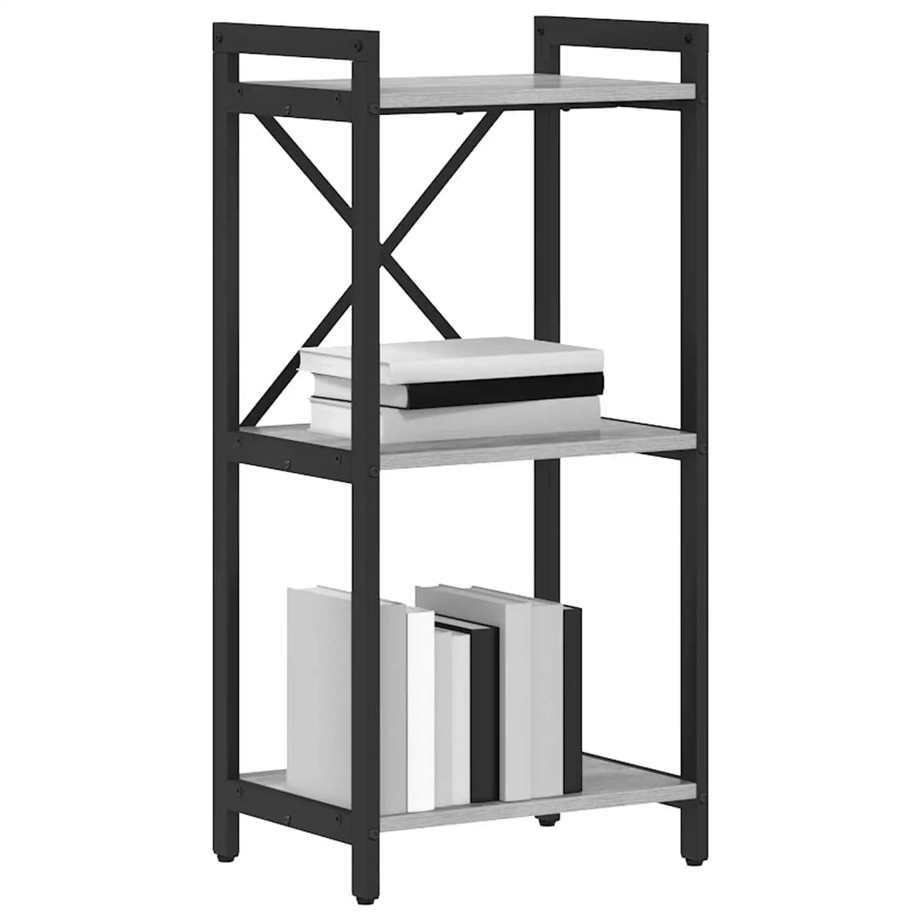 Libreria Grigio sonoma 40 x 30 x 85 cm Legno multistrato 868368