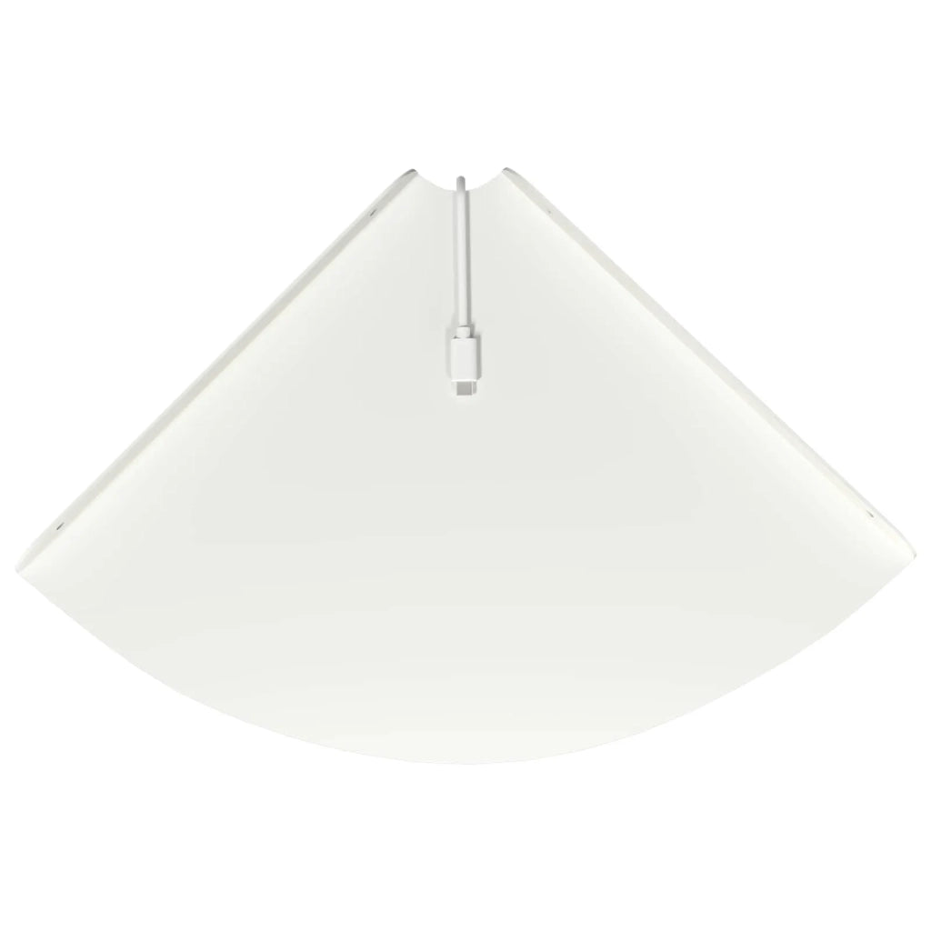Mensola sospesa con lo scaffale 4 pcs Bianco 30 x 30 x 2 cm