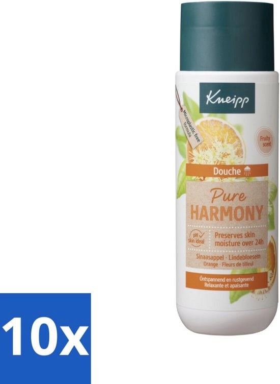 10 x Gel doccia naturale con calendula e arancia - 200 ml - Gel doccia naturale con olio di arancia e calendula