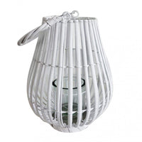 Lanterna Celeste in Vimini Bianco