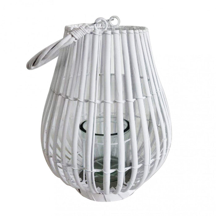 Lanterna Celeste in Vimini Bianco