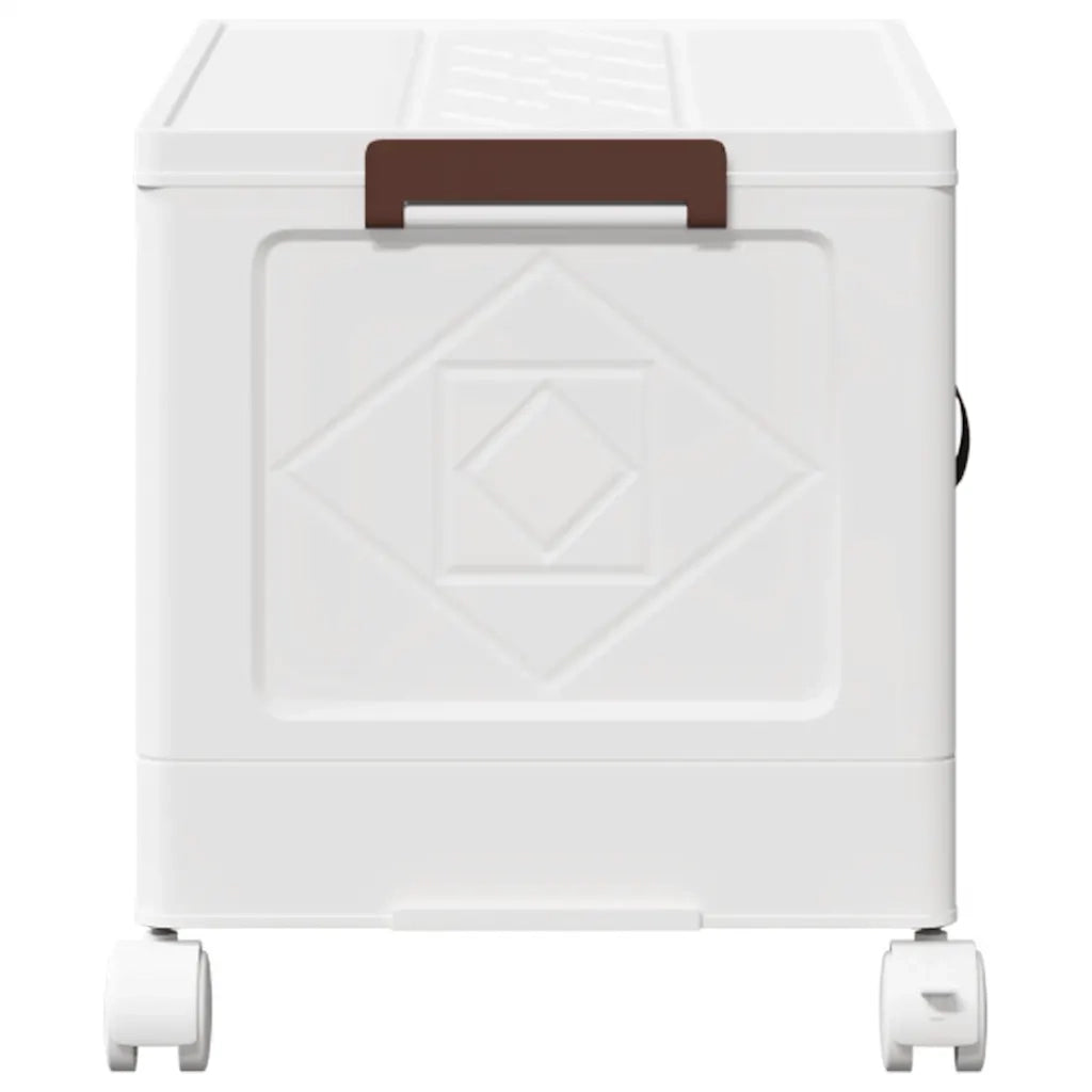 Scatola Portaoggetti Impilabile con Ruote 28 L 48,5x29,5x33 cm 4012365