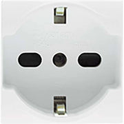 PRESA SCHUKO + SICUREZZA AQUA MARLANVIL - VOLT 250 A 10/16 2P+T- 6 pezzi