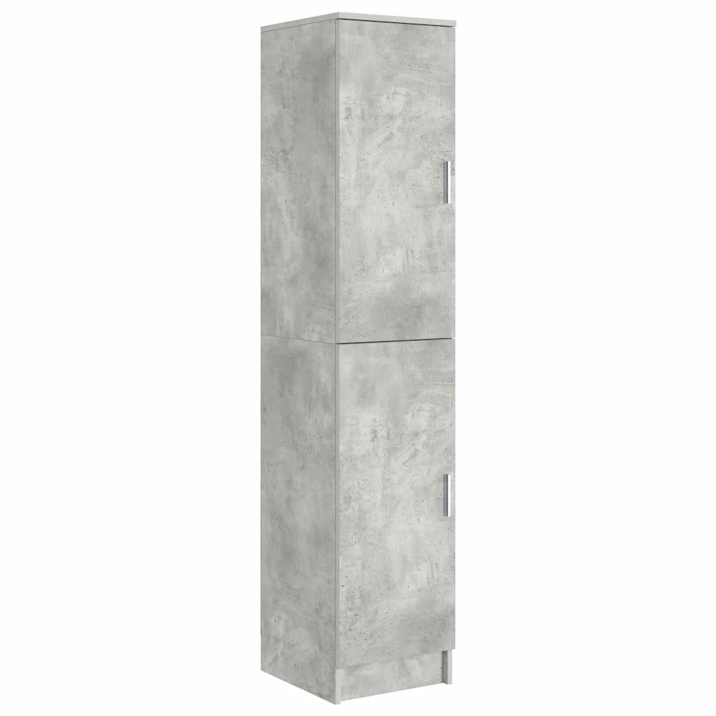 Credenza | Madia | Buffet da pranzo | Armadio da pranzo Grigio cemento 35 x 39 x 168 cm