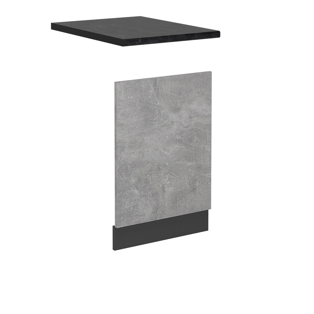 Vicco Pannello frontale per lavastoviglie Calcestruzzo 45 cm , PL Antracite