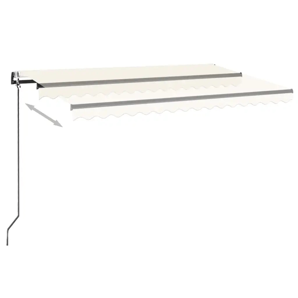 Tenda da Sole Retrattile Automatica 400x300 cm Crema
