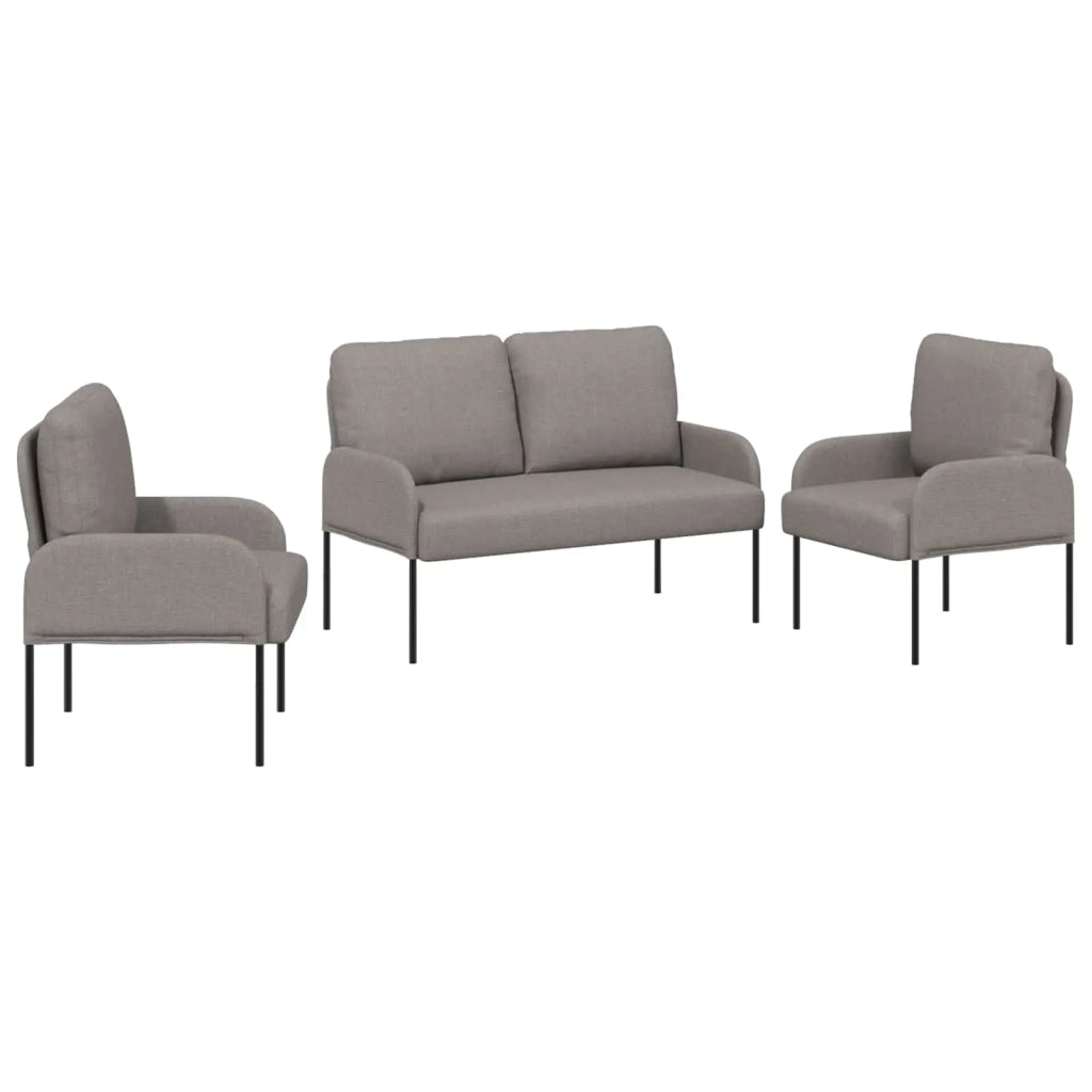 Set divani 3 pcs Talpa 115 x 56 x 80 cm Legno compensato 3406213