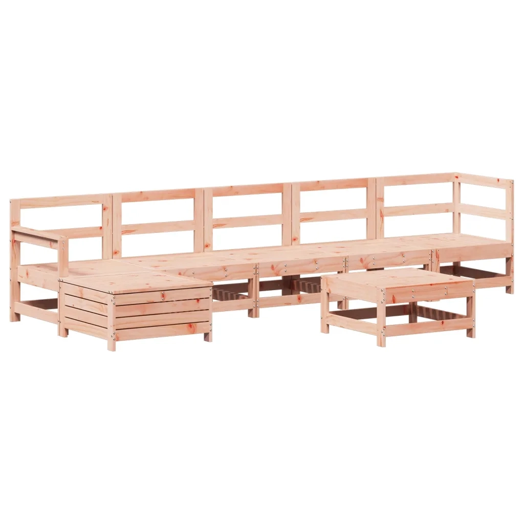 Set Salotto da Giardino 7 pz in Legno Massello di Douglas 3250618