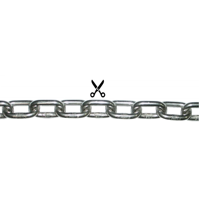 CATENA INOX GENOVESE Ø MM.3 STAINLESS STEEL CHAIN Ø MM.3