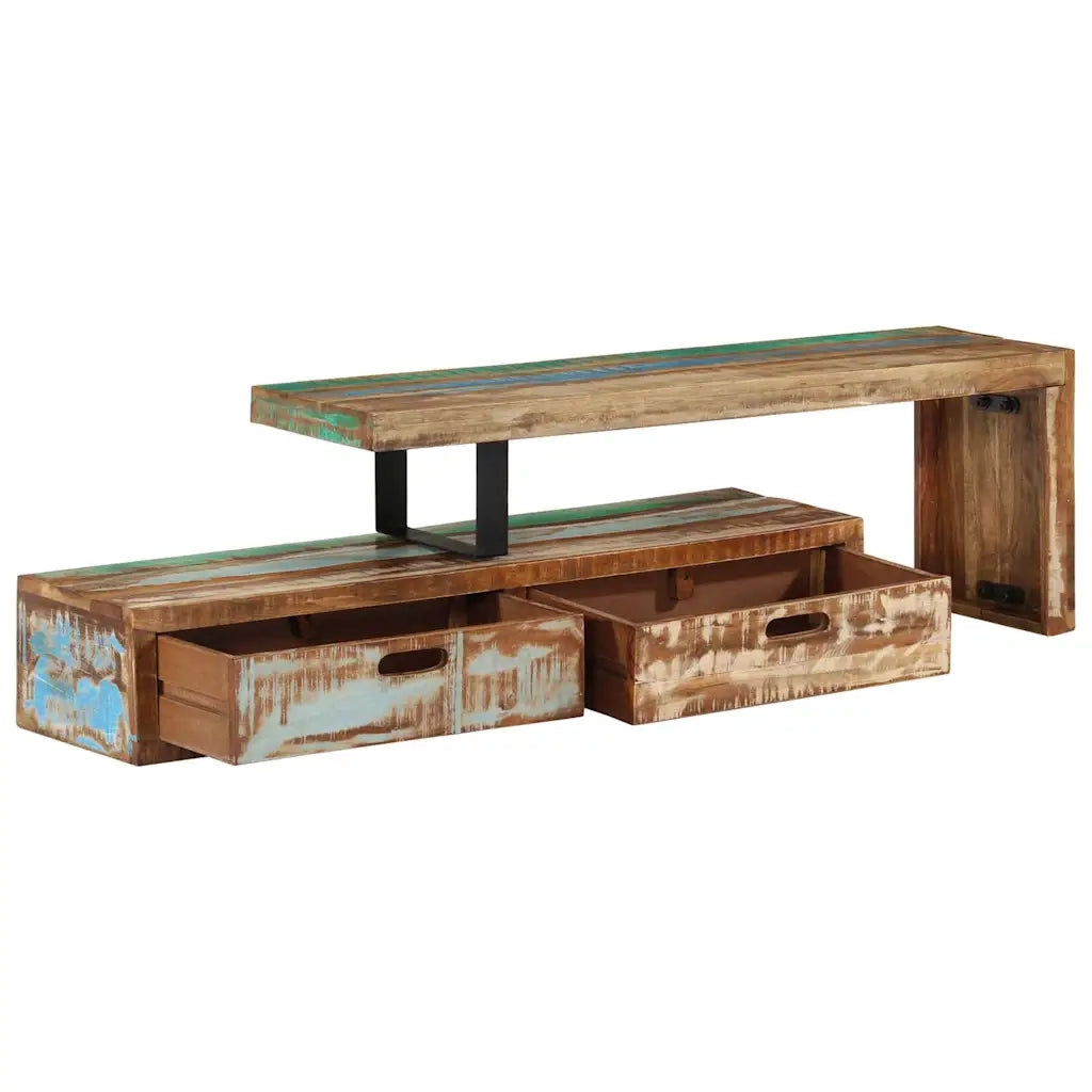 Supporto TV in Legno Massello di Recuperocod mxl 103355