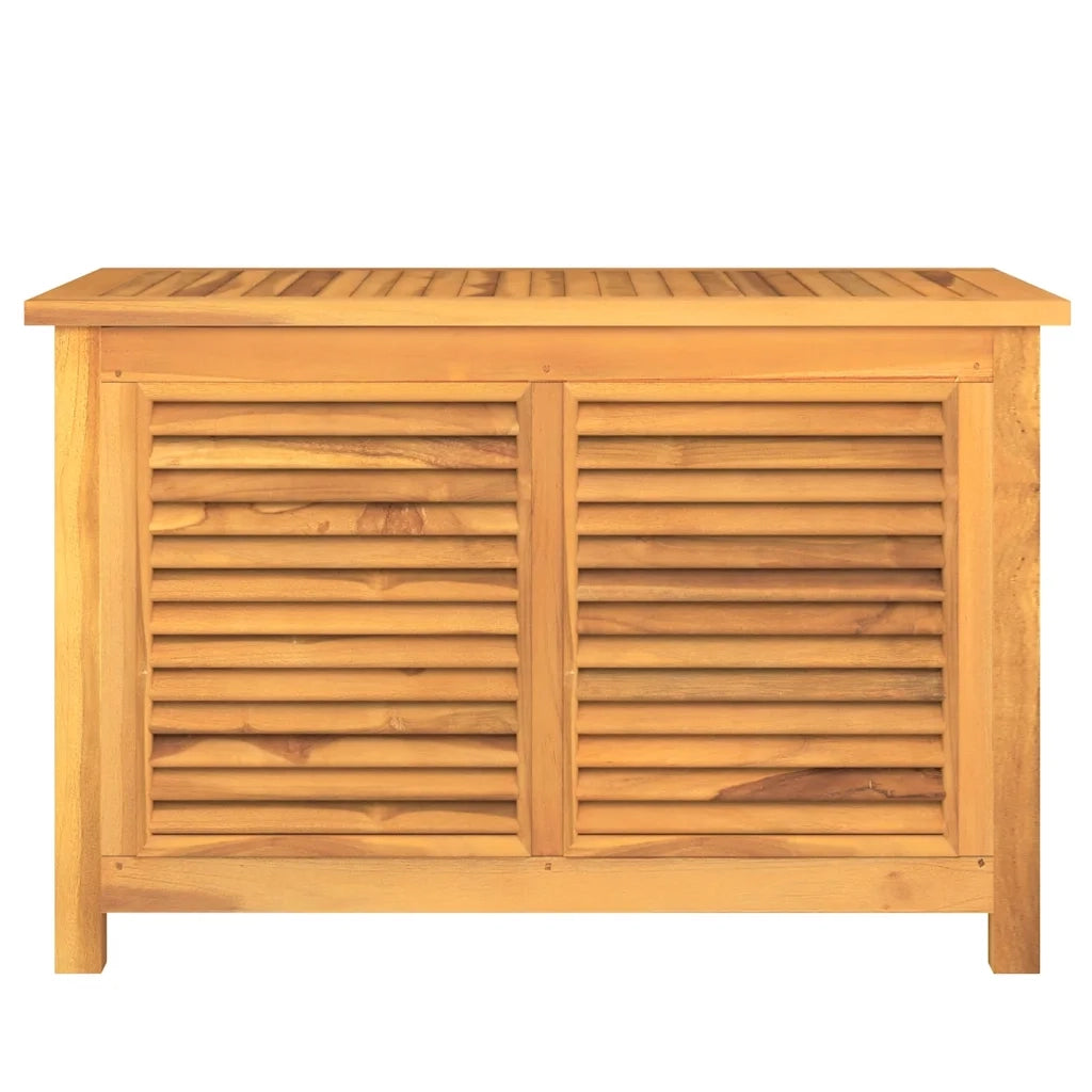 Contenitore Giardino con Borsa 90x50x58cm Legno Massello Teak