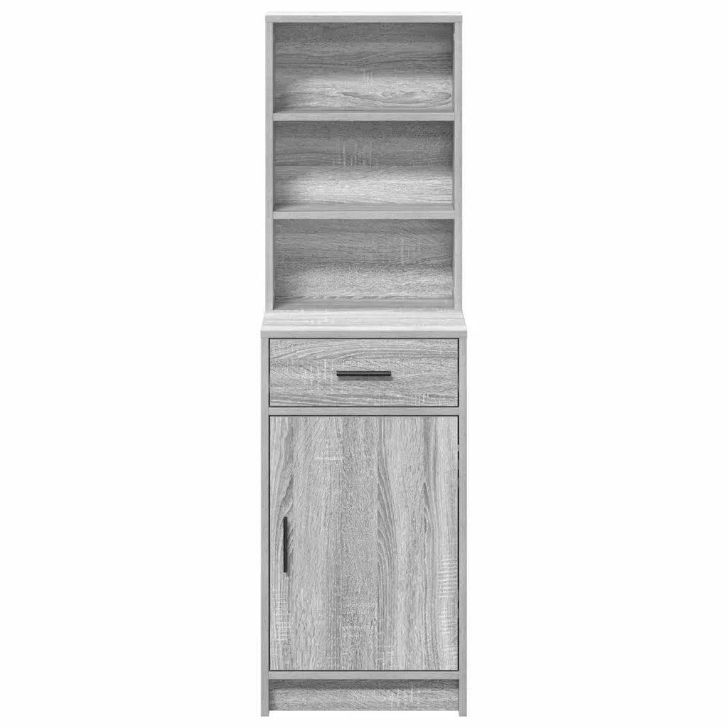 Credenza-Buffet-Armadio da cucina Grigio Sonoma 40 x 40,5 x 135 cm Legno multistrato