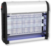 Zanzariera Elettrica ZanzaLed con Lampade 2x10W – Silenziosa, Struttura Protetta in Alluminio e ABS