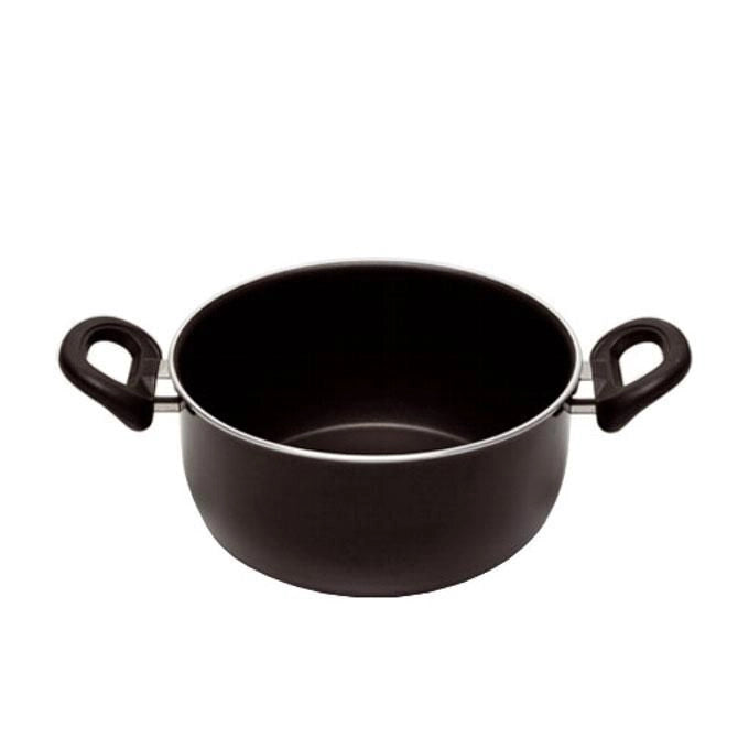 Ballarini Casseruola Firenze con 2 manici Cm 20 nero