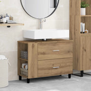 Mobiletto da bagno Rovere Artigianale 80 x 35 x 60 cm