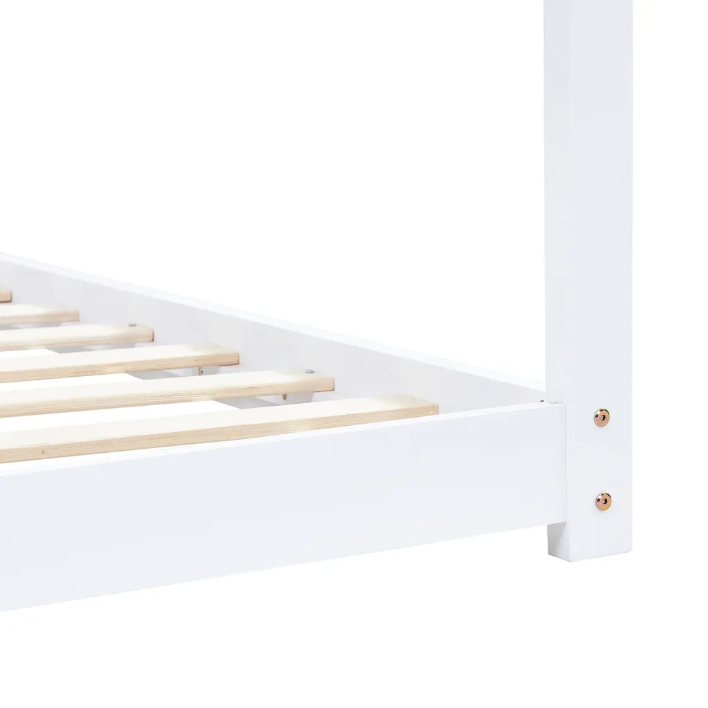 Giroletto per Bambini Bianco in Massello di Pino 90x200 cm 283351