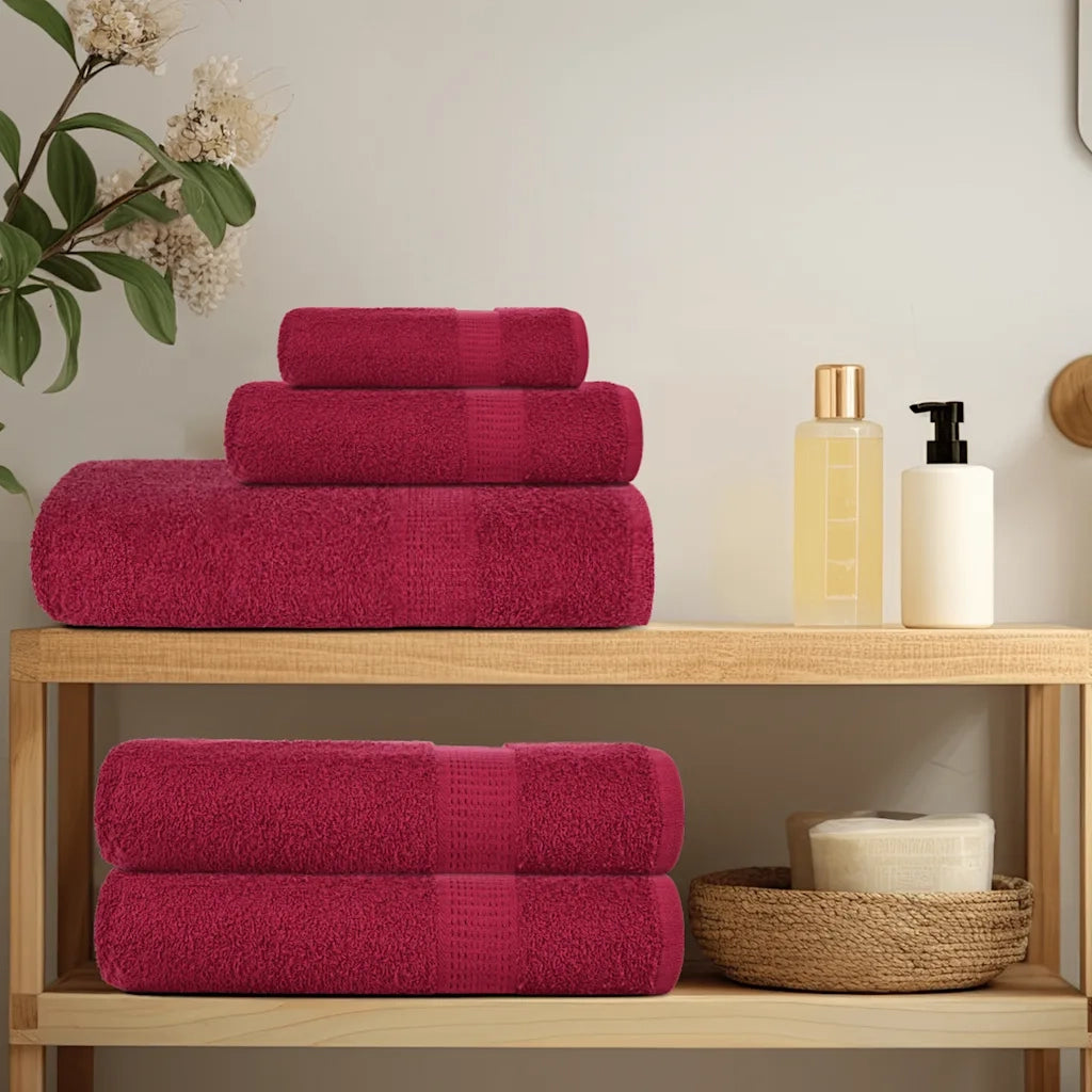 Set di asciugamani 12 pezzi FROGN Bordeaux 360 g/m2 CFW6432400