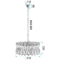 Lampada App1718-cp Gold