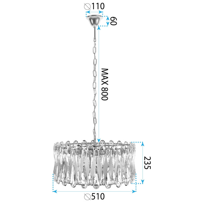 Lampada App1718-cp Gold