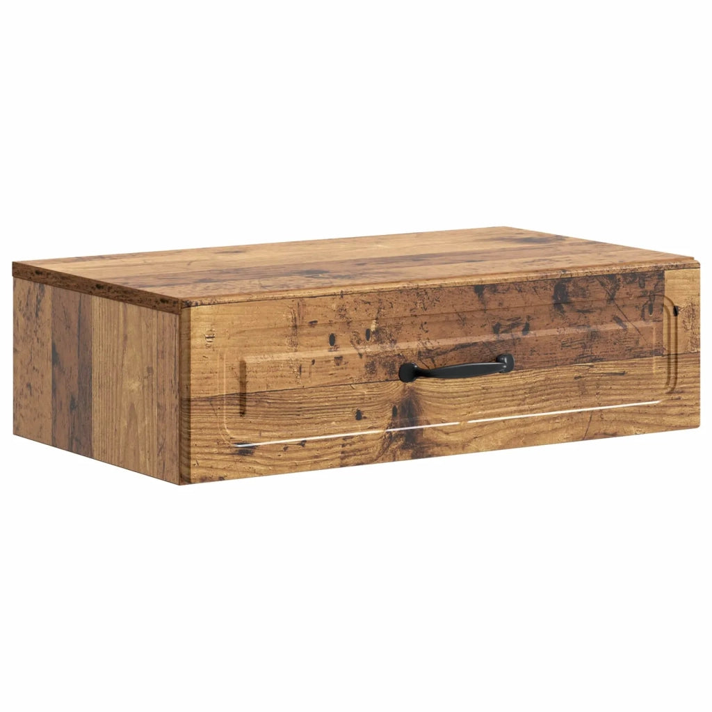 Tavolino da Parete Laterale Legno antico 59 x 34,5 x 17 cm 899343