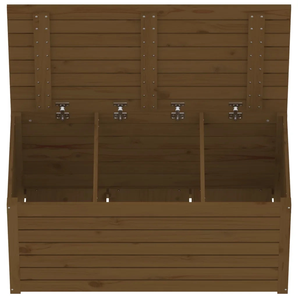 Contenitore Giardino Ambra 101x50,5x46,5 cm Legno Massello Pino 823951