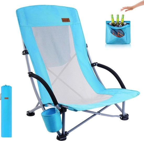 Culla da Campeggio e da Spiaggia Opvougbile con Altezza del Poggiatesta, Porta Cibi e Porta Gel