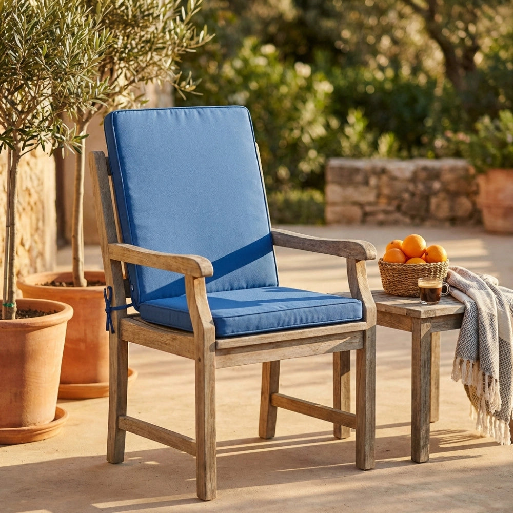 CUSCINO REAL MEDIO BLU SCURO