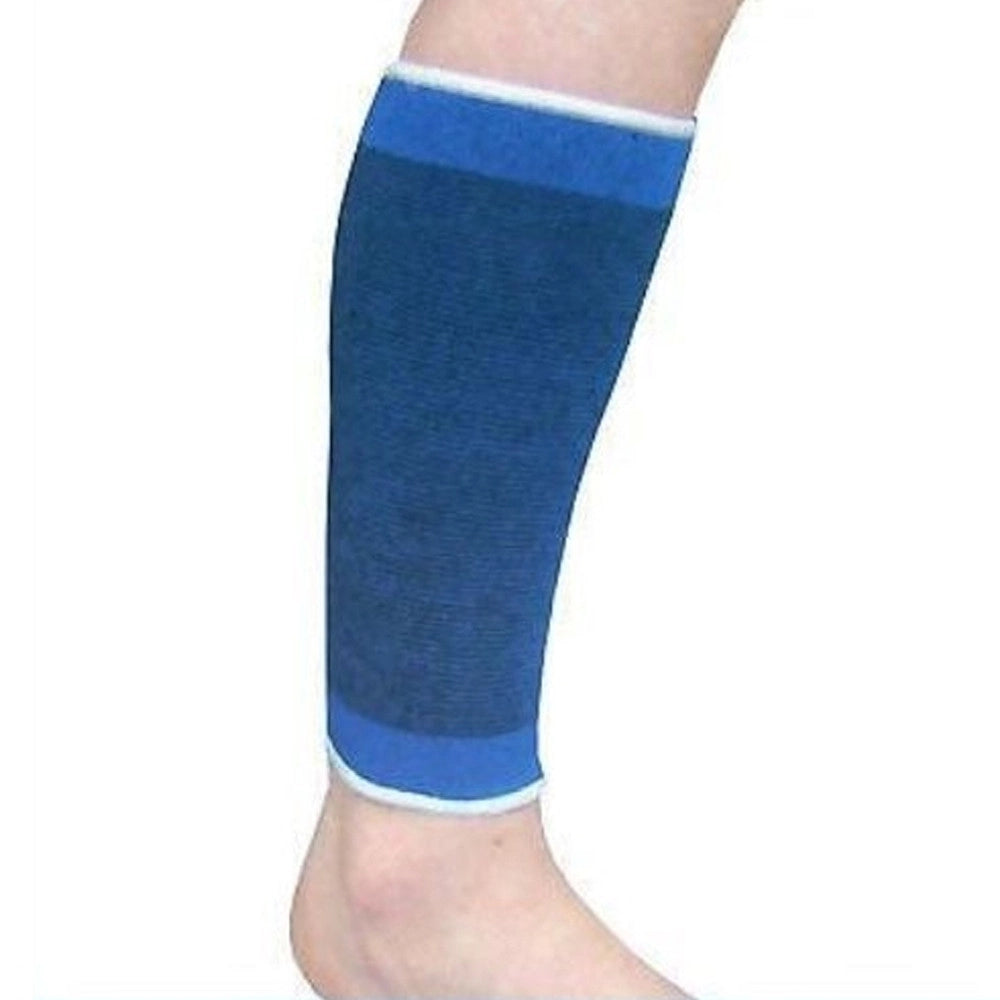 Trade Shop - Coppia Fascia Elastica Supporto Per Polpaccio O Braccia Anallergico Lavabile -