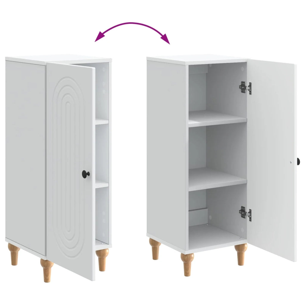 Credenza Bianco 33 x 34,5 x 90 cm Legno ingegnerizzato 894135