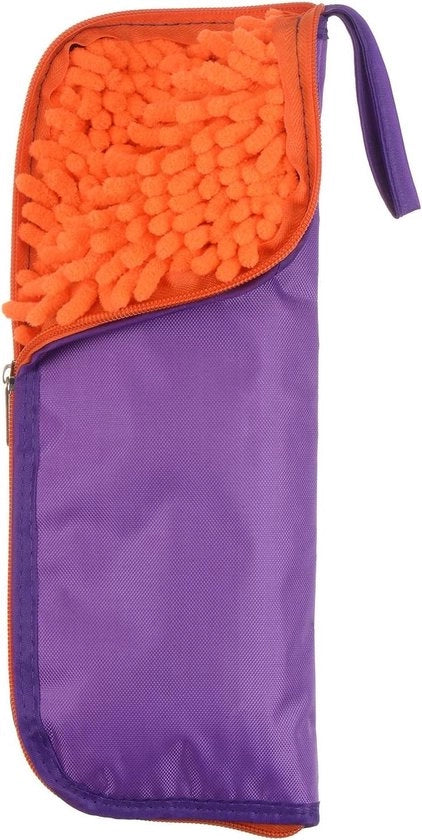 Paraplu Opvougbile Chenille per Stoccaggio e Trasporto, Impermeabile, Blu, 11,8 x 5 pollici