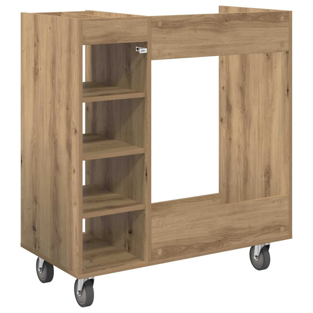 Armadio per Golf con ruota Rovere artigianale 90 x 45 x 98 cm CFW3518591
