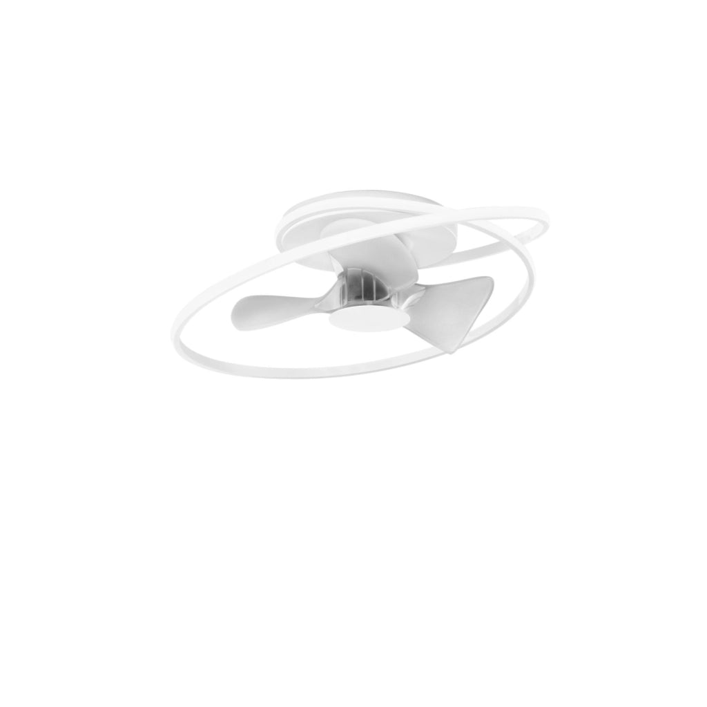 PLAFONIERA LED VENTILATORE STORM BIANCO 60W 7450LM CCT 3000K Luce calda,4000K Luce naturale,6500K Luce fredda 77X27CM