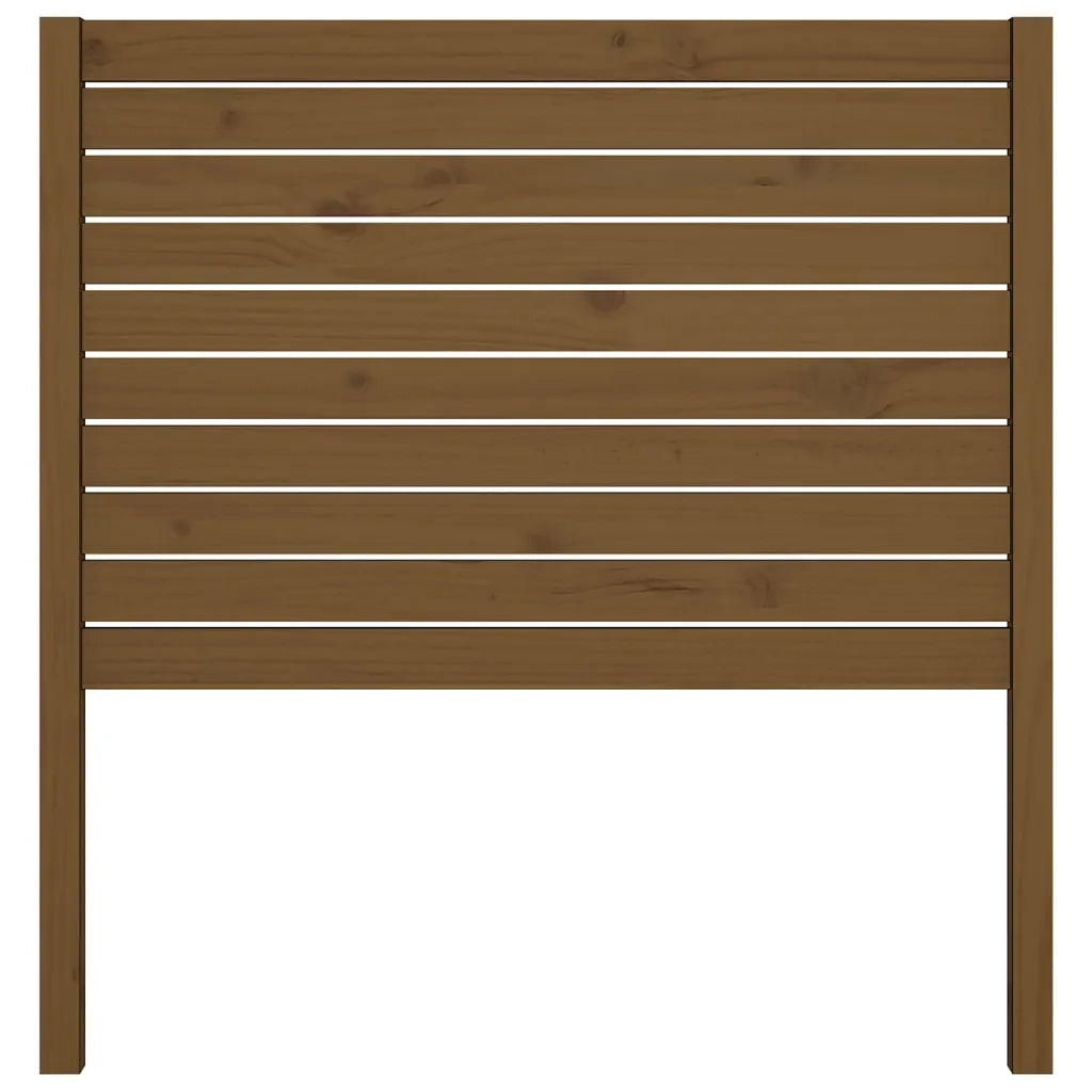 Testiera per Letto Miele 96x4x100 cm in Legno Massello di Pino